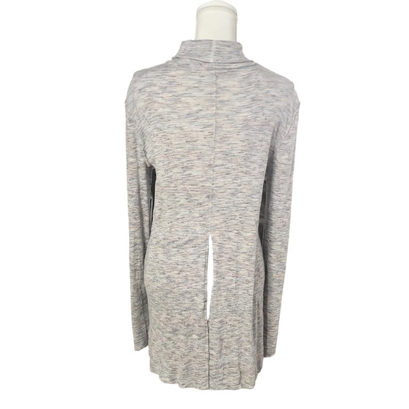 Free People We the Free Stone Cold Split Back Turtleneck Tunic Top Size M - Picture 3 of 8